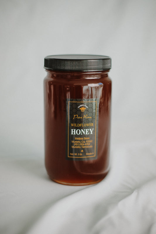 MELJESS BEES Miel de fleurs sauvages brut (3 lb)