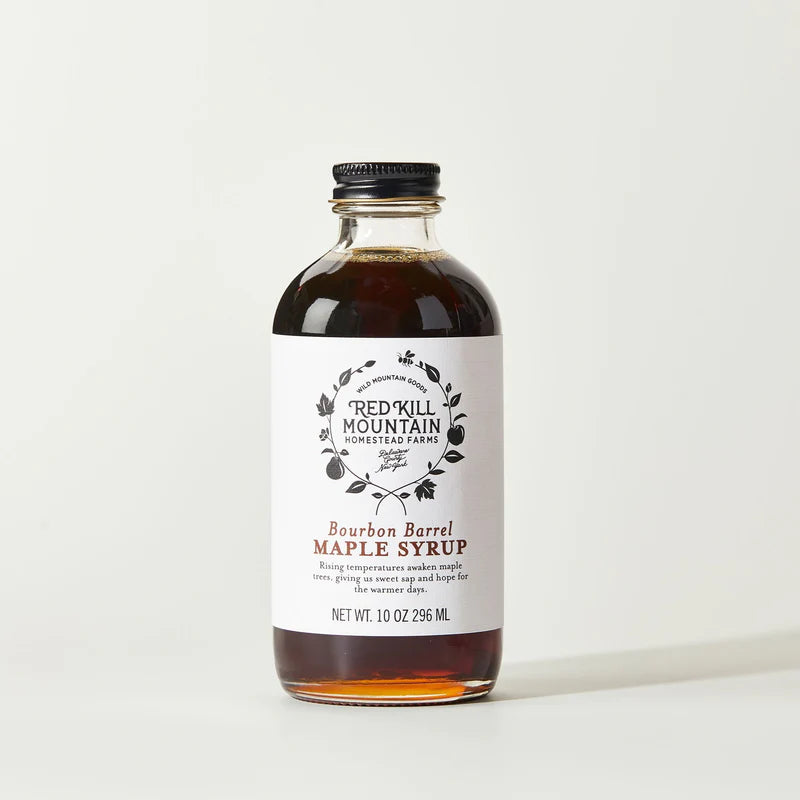 Bourbon Barrel Aged Maple Syrup – Wood-Fired & Handcrafted