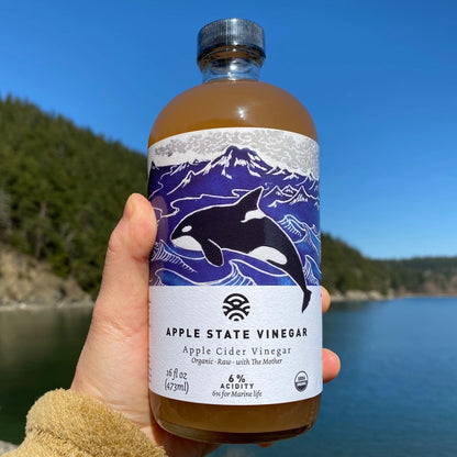 Organic Raw Apple State Vinegar (6% acidity)