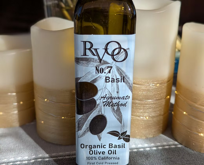 Organic Basil Olive Oil - Single Bottle 250ml - 2025 Harvest