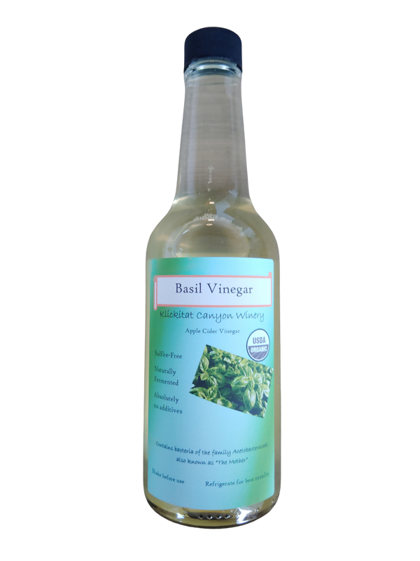 Organic Basil Vinegar – Raw, Naturally Fermented & Seasonally Infused