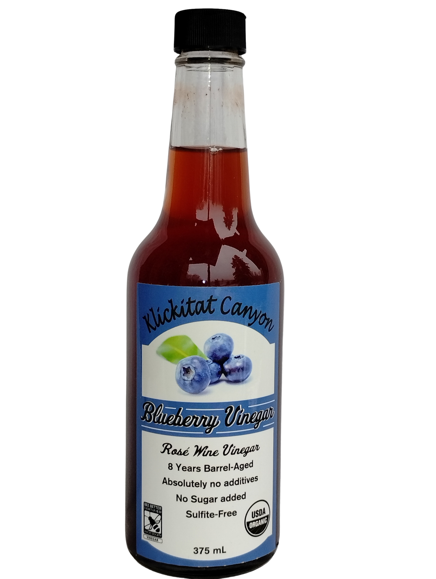 Blueberry Rosé Wine Vinegar – Oak Aged & Fruit-Infused