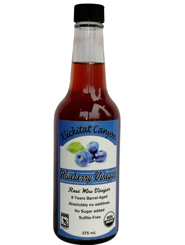 Blueberry Rosé Wine Vinegar – Oak Aged & Fruit-Infused