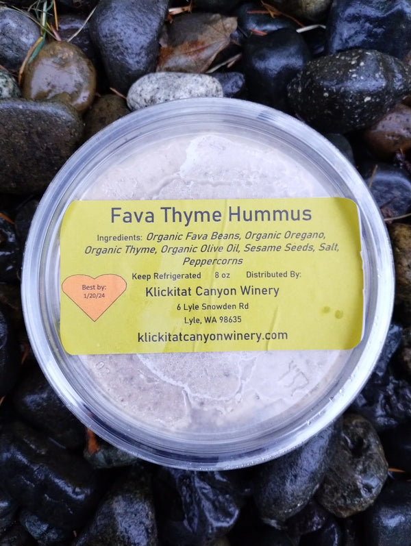 Fava Bean Hummus with Thyme & Oregano – Farm-Grown, Savory & Herbaceous