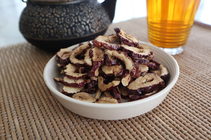 Organic Jujube Chips from California - Dried - Perfect for Snacking with Tea! (100 g per bag)