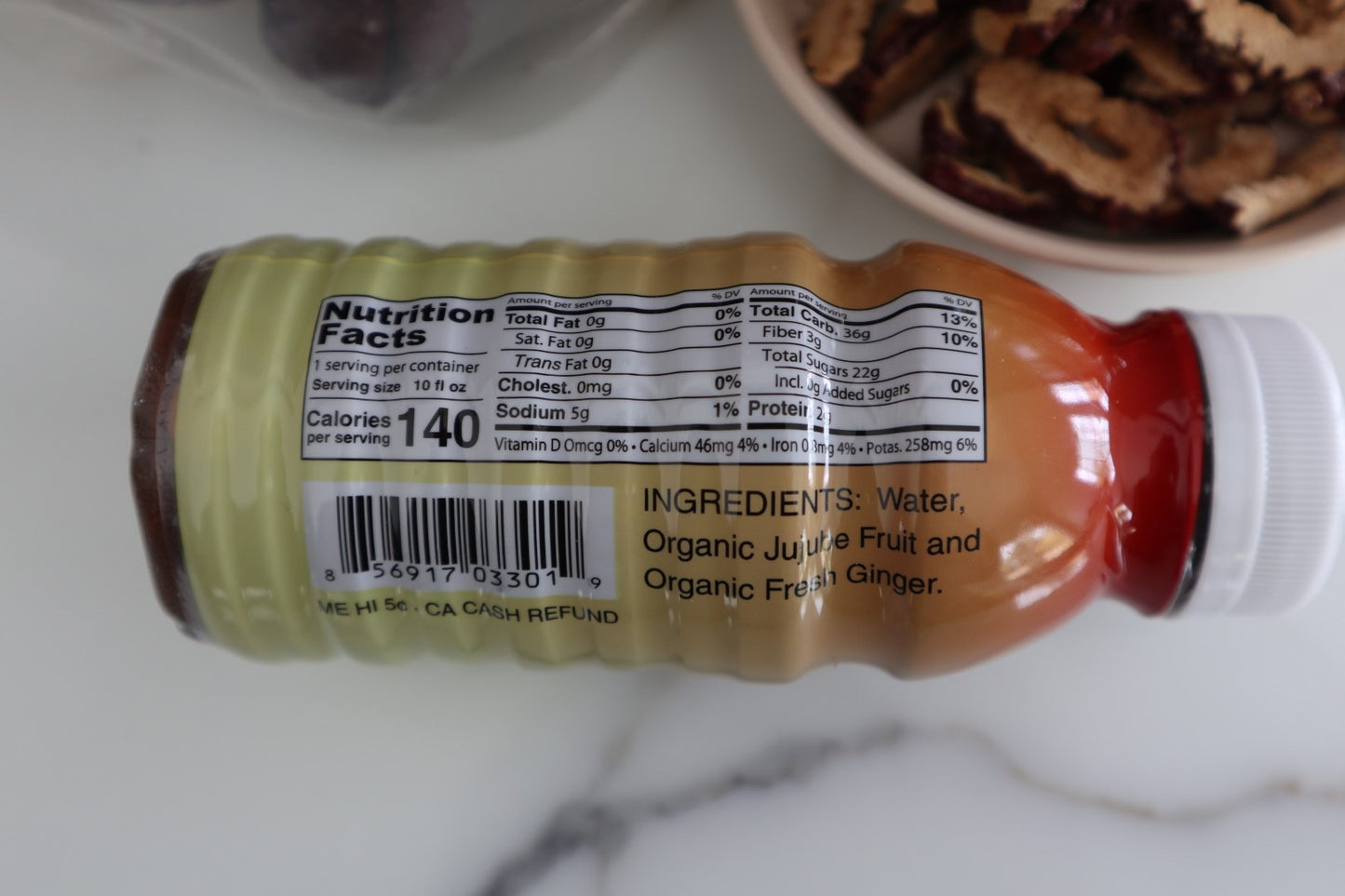 Organic Jujube Juice from California - Liquid Gold (10 oz per bottle)