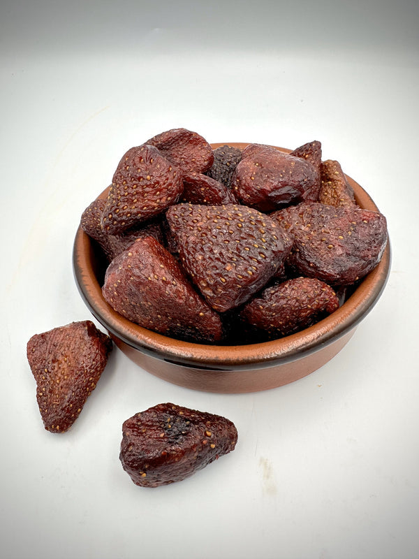 Handpicked Osmotic Strawberries | Natural & Sun-Dried | Fragaria Ananassa | Pure, No Additives