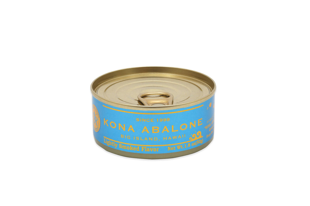 Canned Kona Abalone Lightly Smoked Flavor