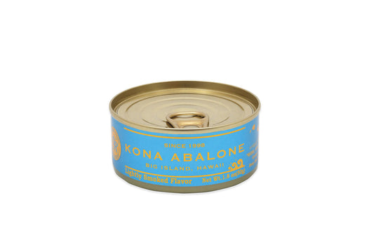 Canned Kona Abalone Lightly Smoked Flavor