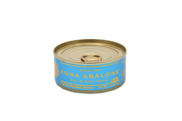 Canned Kona Abalone Lightly Smoked Flavor
