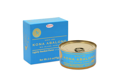Canned Kona Abalone Lightly Smoked Flavor