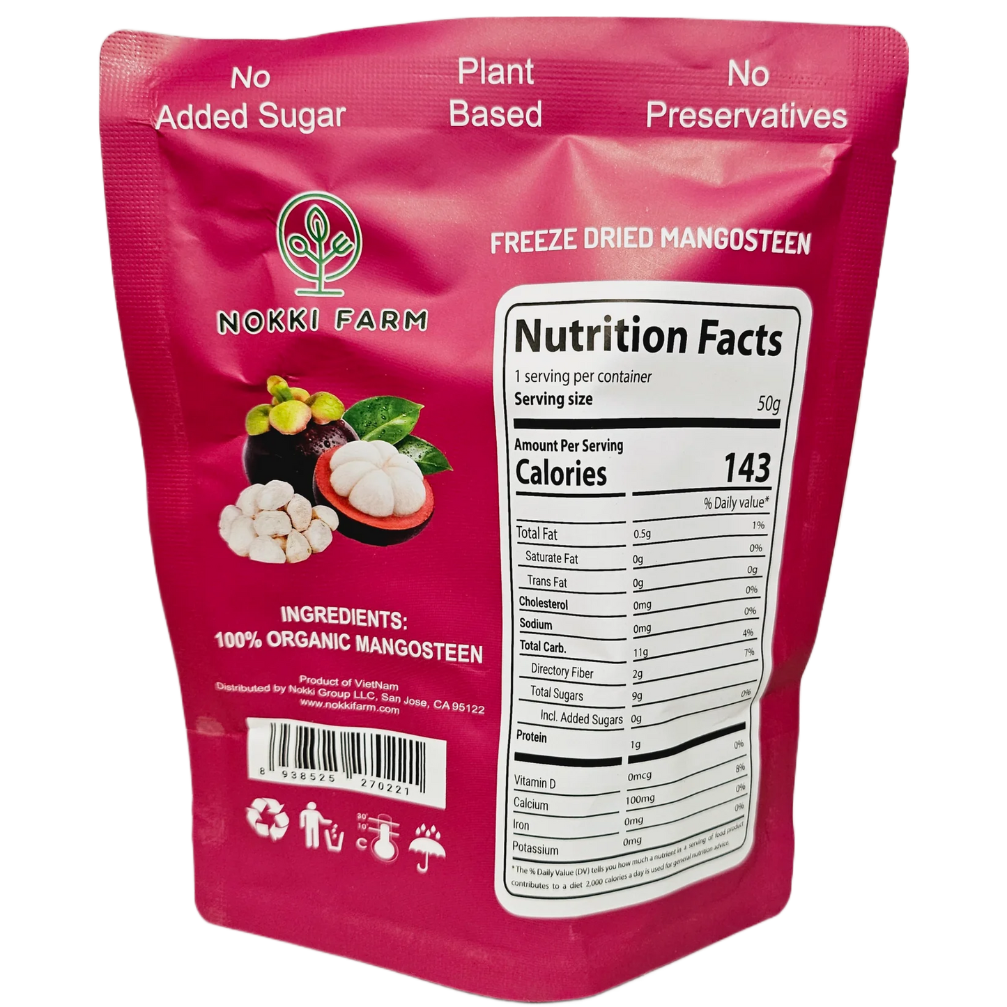 Premium Freeze-Dried Mangosteen