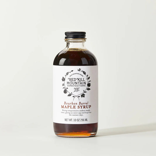 Bourbon Barrel Aged Maple Syrup – Wood-Fired & Handcrafted