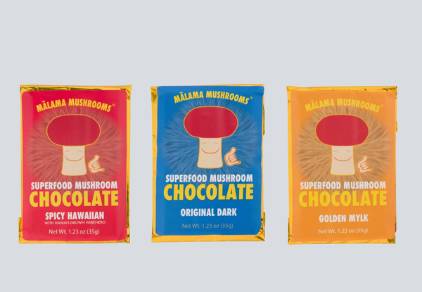 PACK DE VARIÉTÉ DE CHOCOLAT AUX CHAMPIGNONS HAWAÏENS (PACK DE 15)