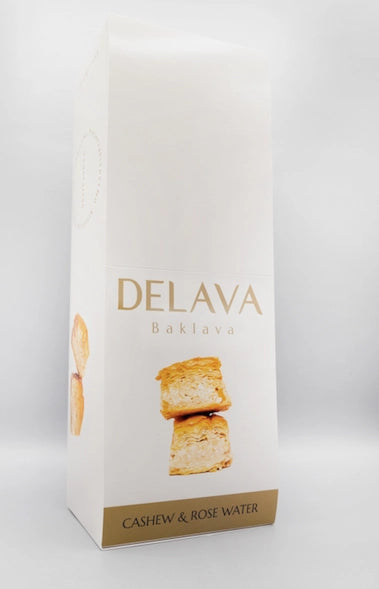 Delava Cashew &amp; Rose Water Baklava 🌹 | Artisanal Organic | Crafted in Marietta, GA