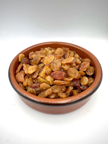 100% Greek Organic Golden Dried Sultana Raisins (3 oz)